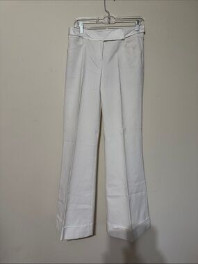 Marciano Cream Wide-Leg Dress Pants